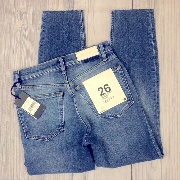 NWT RE/DONE 90's High Rise Ankle Crop Jeans Sz 26 - Picture 9 of 16